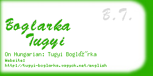 boglarka tugyi business card